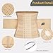 Imagen de JXCTNNU Faja Reductora Adelgazante Deporte Cintura Entrenador Faja Abdomen Adjustable Lumbar Cinturón Lumbar Reductor Deportiva de Fitness Waist Trainer Mujer y Hombre (Beige