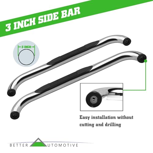 Estribos laterales acero inoxidable Ford F250-F550 99-16 miniatura 5