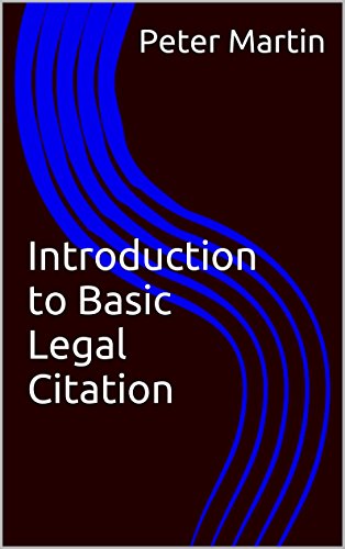 Introduction to Basic Legal Citation