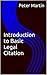 Introduction to Basic Legal Citation