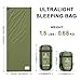 Ultralight Sleeping Bag, Warm Weather Portable Compact Sleeping Bags for Adults, Waterproof, Lightweight, Comfort with Compression Sack for 3 Season Camping, Backpacking, Hiking, Traveling