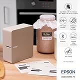 LABELWORKS Epson LW-C610PX Premium Portable Wireless Label Maker with AC Adapter - Ideal for Home, Crafts, and Organization - Image 4