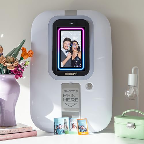 Arcade1Up Touchscreen Photobooth - Personalize Your Selfies with Stickers, Picture Effects, and Cool Filters, Prints 2" x 3" Photos, Instantly Share via QR Code - Perfect for Parties and Weddings by ARCADE1UP - Image 7