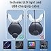 Teeth Whitening Light,10X More Powerful Blue Led Light Connected with USB, Non-Battery Teeth Whitening LED Light in Home Use (Black)