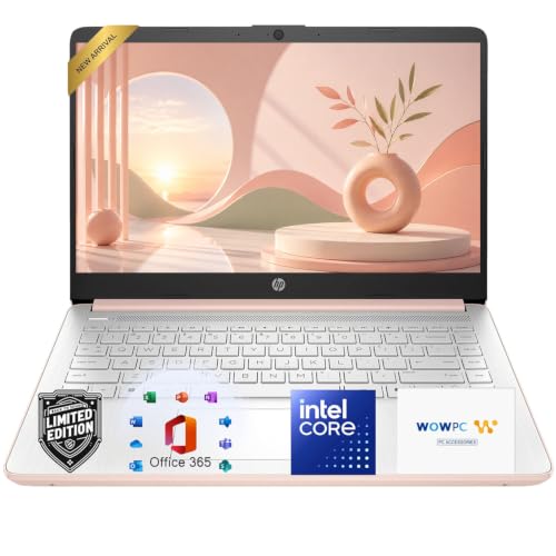 Image of HP 14 inch Laptop, Intel N150 Processor, 4GB DDR5 RAM, 128GB SSD, Back to School Limited Edition, 1TB Cloud Storage, Windows 11 with Microsoft 365