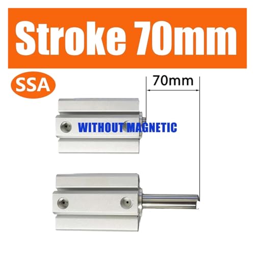 Piston compact carré STA63 à simple effet avec alésage 63mm pour force de poussée stable