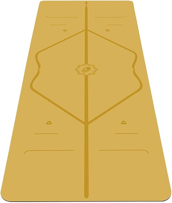 LIFORME Yogamatte - Die Weltweit Beste Umweltfreundliche, rutschfeste Yoga Matte Mit Dem Originalen Einzigartigen Ausrichtungsmarkierungssystem - Biologisch Abbaubare Matte
