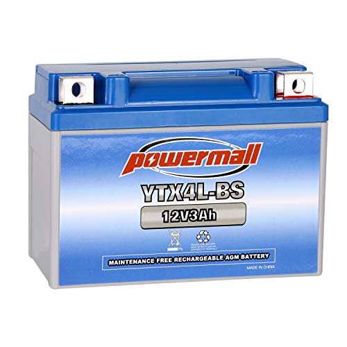 YTX4L BS Motorcycle Battery ETX4L-BS High Performance - Rechargeable - Sealed AGM YTX4L-BS