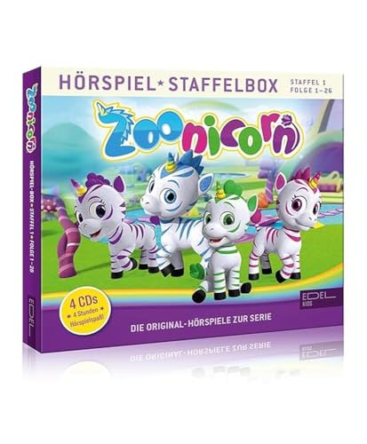 Consejos y comparativas para Comprar Cuadro cebra los diez mejores. 34 Zoonicorn - Staffelbox 1 - Die Original-Hörspiele zur Serie (Folge 1-26)