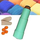 【Outil de feutre en laine électrique】 Coulage du moteur 2 cm, coquille transparente, plus pratique à utiliser, augmente automatiquement. Utilisez le moteur de brosse à carbone en métal, longue durée de vie.