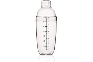 FEOOWV Plastic Cocktail Shaker Bottle: The Perfect Handheld Drink Mixer