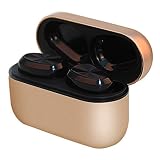 Bluetooth Kopfhörer In Ear Ohrhörer Kabellos Noise Cancelling Kopfhörer Sport Wireless Bluetooth(Gold)