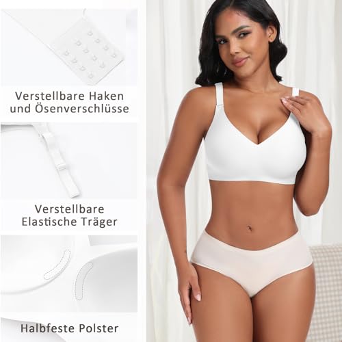 Bralette sans armatures pour éviter les douleurs et marques de soutien-gorge - 2