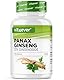 Roter Panax Ginseng - 180 Kapseln - 1800 mg pro Tagesportion - 20% Ginsenoside - Roter koreanischer Ginseng 20:1 Wurzelextrakt - Hochdosiert - Vegan
