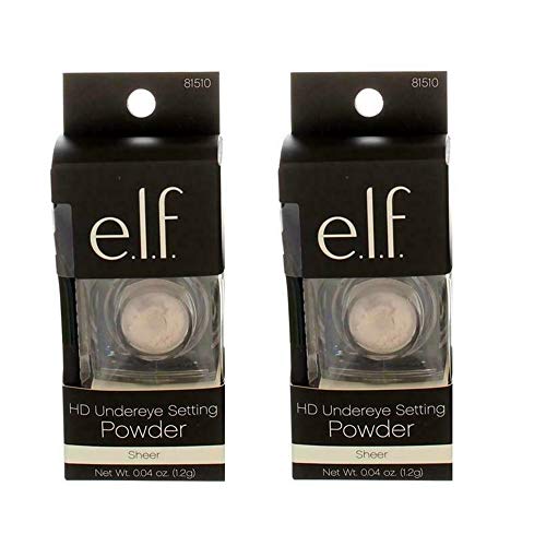 Pack of 2 e.l.f. HD Undereye Setting Powder, Sheer 81510