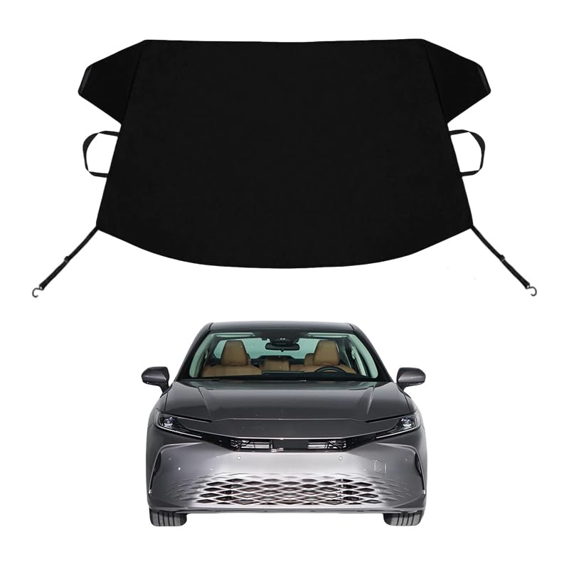 Image of Camry Custom Windshield Cover for Ice and Snow for to-yo-ta Camry Windshield Snow Cover 600D Shade Blocks Winter Frost Hail Protector Car Accessories