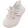 L-RUN Toddler Shoes Barefoot Wide Toe Box Kids Slip On Walking Sneakers for Boys & Girls Lightweight Tennis Play Shoes