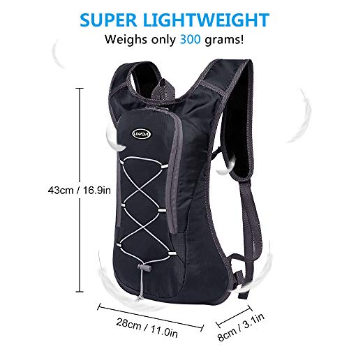 KKmoon Mochila para bicicleta ultraleve respirável para esportes ao ar livre, ciclismo, acampamento,