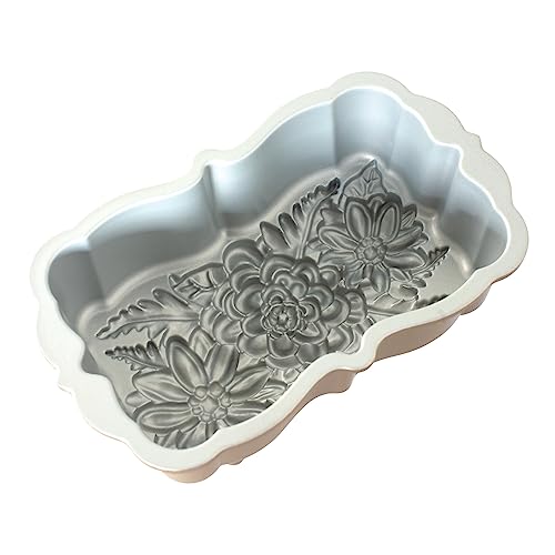 Nordic Ware Wildflower Loaf Pan, 6-Cup, Toffee - Image 3