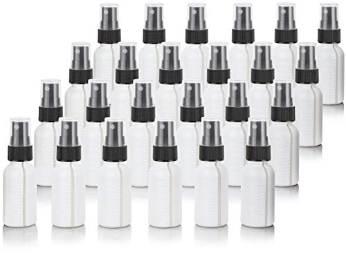Flacons gradués Boston 30ml durables en PEHD avec pompe spray noir hermétique