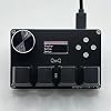BTXETUEL SayoDevice O3C++ OSU Keyboard Rapid Trigger Hall Switches Magnetic Linear Switches Keyboard with Knob and Screen,Copy Paste,Shotcut,Macro Hotswap Mini Keypad (Black)