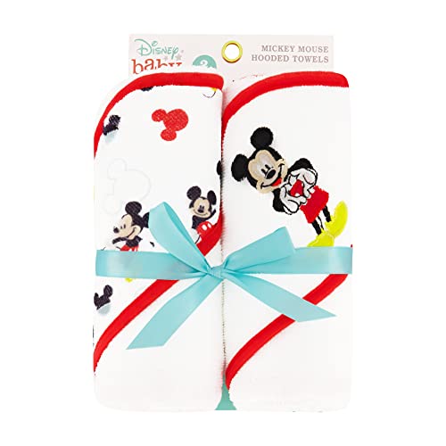 Serviette à capuche Disney Mickey Mouse pack de 2 pour cadeau - 3