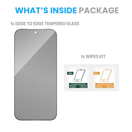 Image of FIRST MART Privacy Tempered Glass for Poco X8 Pro | Anti-Spy Screen Protector, Edge-to-Edge 9H Scratch Protection, Case-Friendly, Bubble-Free | Pack of 1