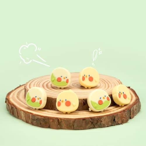 Geekshare Fat Chicken Thumb Grip Caps, Soft Silicone Joystick Cover Compatible With Nintendo Switch /Oled/ Switch Lite,4Pcs #TOP5