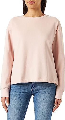 camel active Damen Sweatshirt mit Rundhalsausschnitt Rosa, Womenswear-M