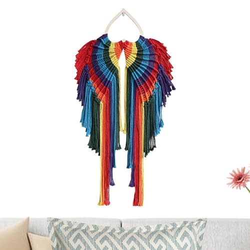 Tapestry Angel Wings Macrame pour décoration d'art mural boho - 7