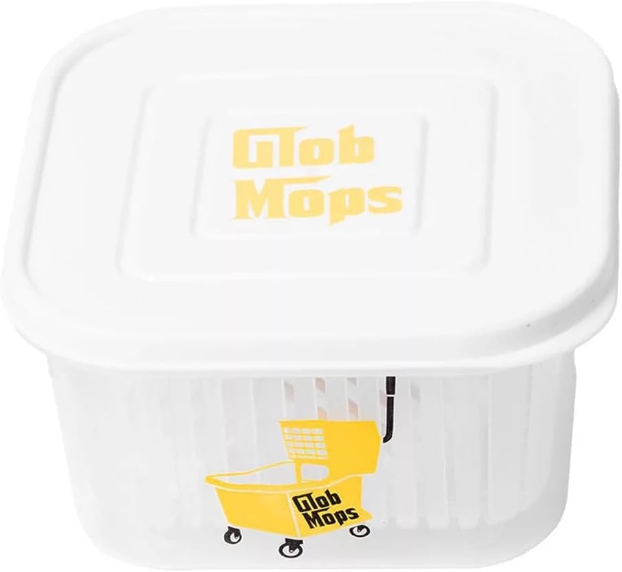 Glob Mops Square Mop Bucket w/Slotted Handled Inner Basket