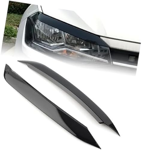 Paupière de phare voiture pour Polo 2019 garniture moulage sourcil de lampe