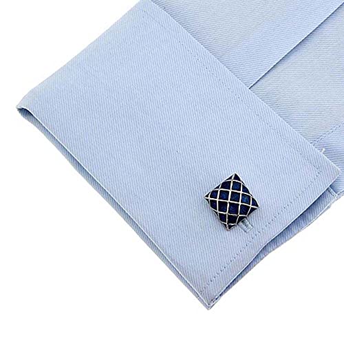 ازرار اكمام قميص فرنسية كلاسيكية للرجال، زوج واحد