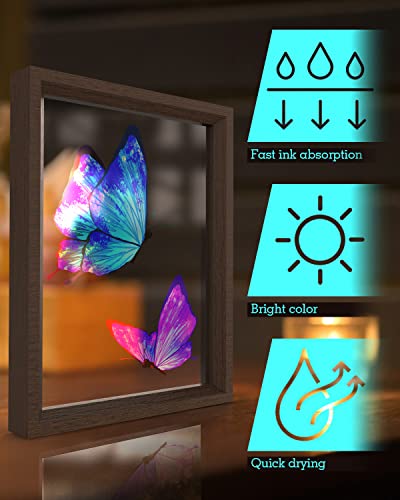 Transparency Sheets Transparent Paper 45 Sheets Inkjet Transparency Film Inkjet Printer (100% Clear) Acetate Sheets Clear Paper 8.5X11 Inches For Crafts, Premium Print #TOP4