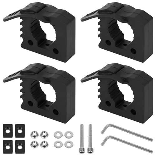 4 Pack Quick Release Rubber Clamp,Rubber Mount Clamps for Securing Equipment from 1