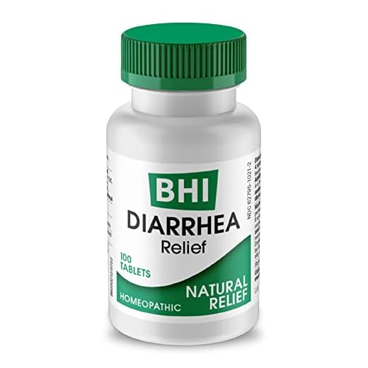 MediNatura BHI Diarrhea Relief Fast-Acting Natural Remedy for Mild Diarrhea 8 Soothing Homeopathic Actives Help Calm Stomach Pain Gas Indigestion & Cramps for Women & Men - 100 Tablets