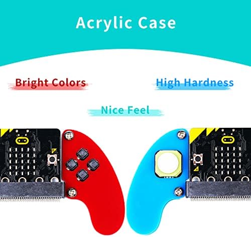 ELECFREAKS microbit Game Joystick Wireless Control Handle Micro:bit STEAM Education DIY Graphical Programming Controller(Without Micro:bit)