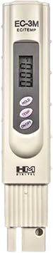 HM Digital EC-3M EC Meter Testing Electrical Conductivity for Water