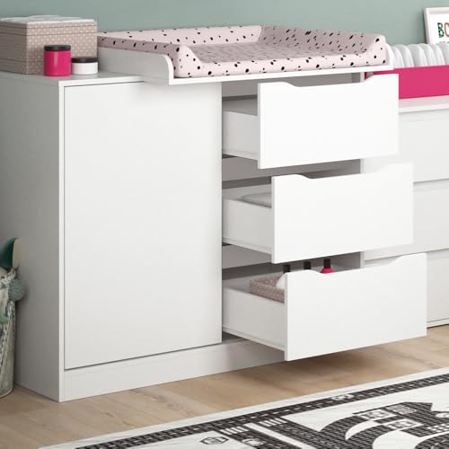 Commode à langer convertible Vicco Ruben pour gagner de l'espace