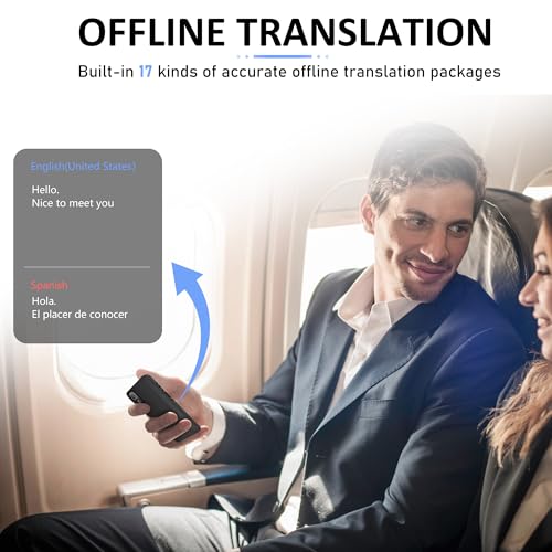 Language Translator Device,2024 Latest Two-Way Language Translator in 138 Languages, Online/Offline/AI/Voice/Photo Translation, Standy 240H, Portable Instant Translator for Business,Study & Travel by Rodxegu - Image 4