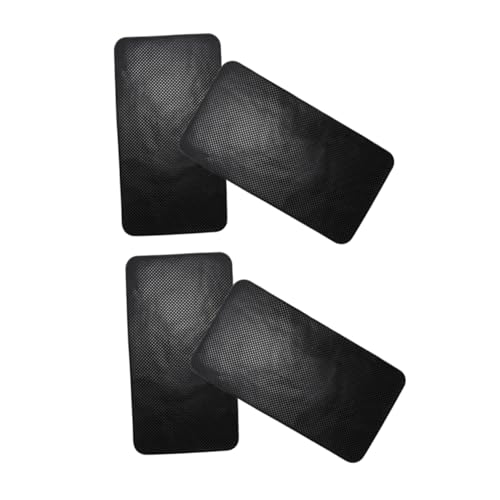 GRIRIW 4pcs Non Slip Car Dashboard Mats Durable Skid Pad for Secure Phone Placement Shock Absorbing Accessory Elegant Design for Enhanced Car Interior