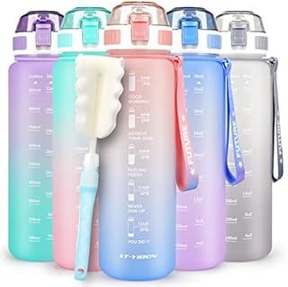 CodiCile Water Bottle Sports 1.1 Litre Water Bottle, BPA Free Drinks Bottle, Leakproof Water Bottle for Sports, Outdoor, Fitness, Gym, Cycling, School and Office