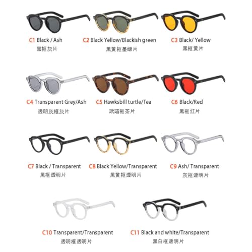 Lunettes de soleil ovales rétro légères contre la fatigue visuelle - 7