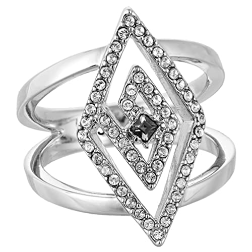 Bague Karl Lagerfeld en Plaqué Platine Taille 55 pour vos Soirées