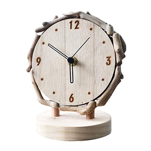Reloj de mesa desktop clock table silencioso con diseño simple para casa 2