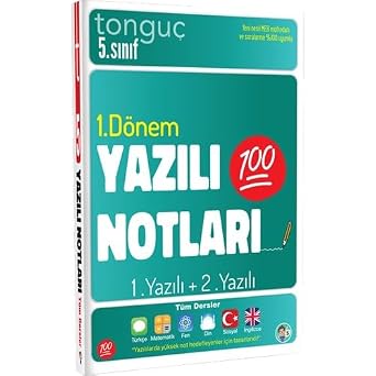 Tongu  Akademi 5. S n f Yaz l  Notlar  1. D nem 1 ve 2. Yaz l