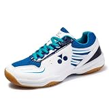 ForceRoute Chaussures de Badminton,Chaussures de Squash,Chaussures de Tennis de Table en Salle,Chaussures D'entraînement en Cour D'intérieur,Unisexe Adolescents,Respirant Léger,Respirantes.