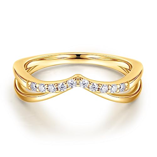 MOOSEA Moissanite Wedding Band For Women image