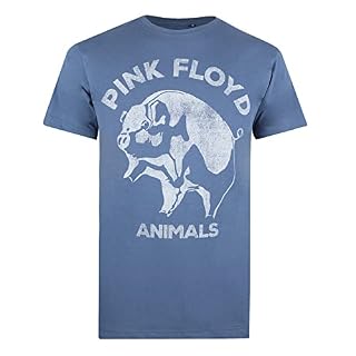 Cotton Soul Pink Floyd Animals T-shirt pour homme Indigo – Image 2