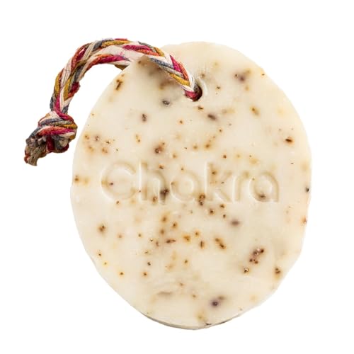 Chakra Jabón Natural Ovalado 200 g - Romero y Salvia - Efecto Limpiador y Revitalizante Natural